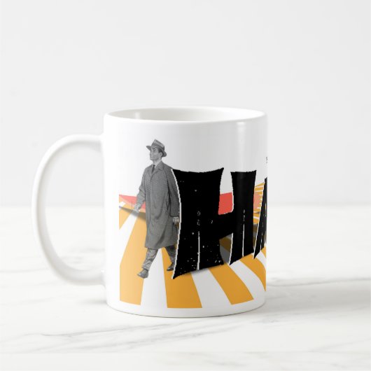 GLÜCKLICHER GEBURTSTAG "PERSPECTIVE" ODDBALL KAFFEETASSE (Links)