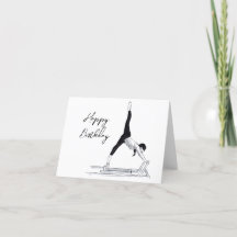 Glücklicher Geburtstag Pilates Reformer