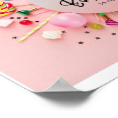 glücklicher Geburtstag Poster (Ecke)