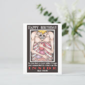 glücklicher Geburtstag Postkarte (Stehend Vorderseite)