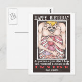 glücklicher Geburtstag Postkarte (Vorne/Hinten)