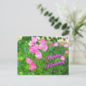 glücklicher Geburtstag Postkarte (Stehend Vorderseite)