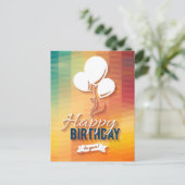 glücklicher Geburtstag Postkarte (Stehend Vorderseite)