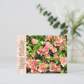 glücklicher Geburtstag Postkarte (Stehend Vorderseite)