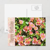glücklicher Geburtstag Postkarte (Vorne/Hinten)