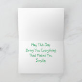 Glücklicher Geburtstag Pracht Mantis Karte (Innenseite)