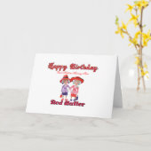 glücklicher Geburtstag Red Hatter Karte (Gelbe Blume)