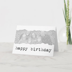 glücklicher Geburtstag (Seitenriss) Karte
