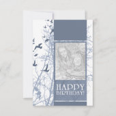 glücklicher Geburtstag (Silhouette) (Vorderseite)