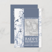 glücklicher Geburtstag (Silhouette) (Vorne/Hinten)