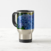 Glücklicher Geburtstag! Tasse Blue Hydrangea (Vorderseite Links)