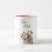 Glücklicher Geburtstag Tasse – Farb Geschenk für e (Zentrum)