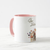 Glücklicher Geburtstag Tasse – Farb Geschenk für e (Vorderseite Links)