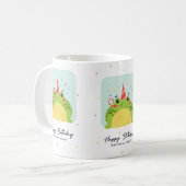 Glücklicher Geburtstag Tasse – Farbiger Spaß Gebur (Vorderseite Links)