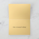 Glücklicher Geburtstag, tropischer Sonnenuntergang Karte (Innenseite)