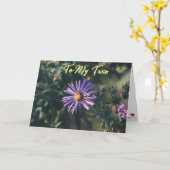 GLÜCKLICHER GEBURTSTAG ***TWIN*** KARTE (Gelbe Blume)