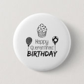 glücklicher Geburtstag unter Quarantäne Button (Vorderseite)