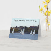 GLÜCKLICHER GEBURTSTAG VATER VON "ALL UNS" KARTE (Gelbe Blume)