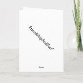 GLÜCKLICHER GEBURTSTAG VON ALLEN UNS KARTE (Rückseite)