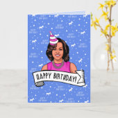 Glücklicher Geburtstag von Michelle Obama Karte (Gelbe Blume)