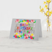 GLÜCKLICHER "GEBURTSTAG" **WEG ZUM GEHEN** KARTE (Gelbe Blume)