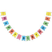 Glücklicher Geburtstag  Wimpelkette (Alle)