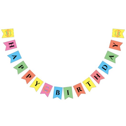 Glücklicher Geburtstag  Wimpelkette (Alle)