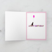 GLÜCKLICHER GEBURTSTAG ZU DER GRÖSSTEN KATZLADY, D KARTE (Innenseite)