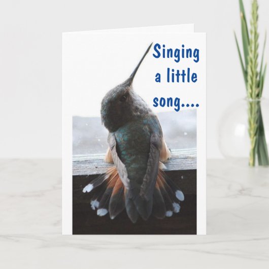 "GLÜCKLICHER GEBURTSTAG" ZU "DIR" KARTE (Vorderseite)