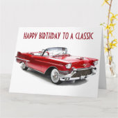 GLÜCKLICHER GEBURTSTAG ZU "EINEM KLASSIKER" KARTE (Gelbe Blume)