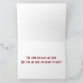 GLÜCKLICHER GEBURTSTAG ZU "EINEM KLASSIKER" KARTE (Innenseite)