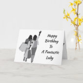 **GLÜCKLICHER GEBURTSTAG*** ZU EINER "FABULOUS LAD KARTE (Gelbe Blume)