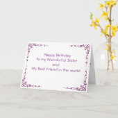 ***GLÜCKLICHER GEBURTSTAG ZU MEINER WUNDERSCHÖNEN KARTE (Gelbe Blume)