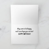 GLÜCKLICHER GEBURTSTAG ZU MEINER **ZWEI BRUDER** K KARTE (Innenseite)