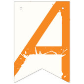 GLÜCKLICHER GEBURTSTAGLICHER Paint Spritzer Effect Wimpelkette (Dritte Fahne)