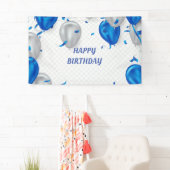 Glücklicher Geburtstagsballon Banner (Insitu)