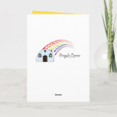 Glücklicher Geburtstagsbulldog: Großmutter Karte (Rückseite)