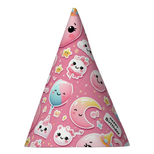 Glücklicher Geburtstagsfeier Partyhütchen (Rechts)