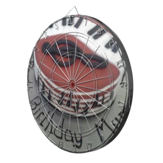 Glücklicher Geburtstagskuchen Dartscheibe (Vorderseite rechts)