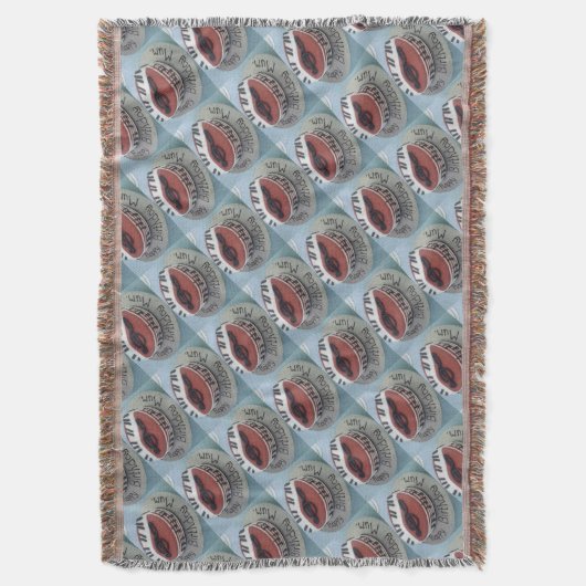 Glücklicher Geburtstagskuchen Decke (Vorderseite Vertikal)