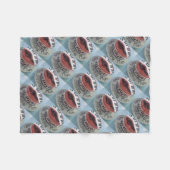 Glücklicher Geburtstagskuchen Fleecedecke (Vorderseite (Horizontal))