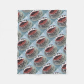 Glücklicher Geburtstagskuchen Fleecedecke (Vorderseite)