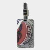 Glücklicher Geburtstagskuchen Gepäckanhänger (Vorderseite vertikal)