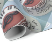 Glücklicher Geburtstagskuchen Geschenkpapier (Rolleneckpunkt)