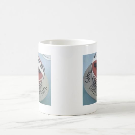 Glücklicher Geburtstagskuchen Kaffeetasse (Mittel)