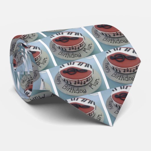 Glücklicher Geburtstagskuchen Krawatte (Gerollt)