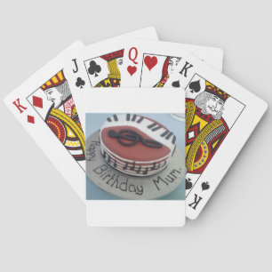 Glücklicher Geburtstagskuchen Spielkarten