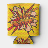 GLÜCKLICHER GEBURTSTAGSPASS Moderner Spaß Dosenkühler (Vorderseite)