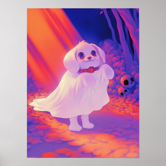 Glücklicher Geist Hund Poster (Vorne)