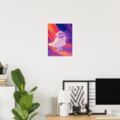 Glücklicher Geist Hund Poster (Heimbüro)